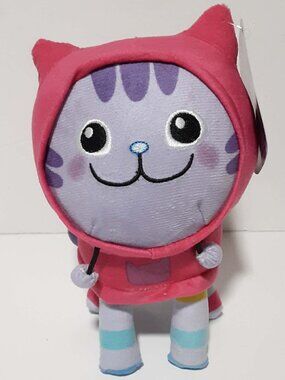 Dreamworks Gabbys Dollhouse Plush DJ Catnip Stuffed Animal NWT NEW